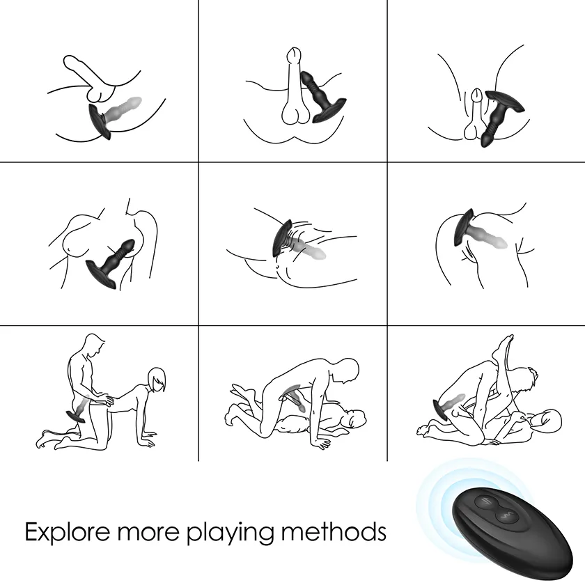 Persurs Remote Control and Thrusting Anal Vibator08